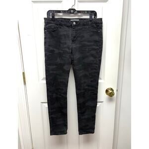 Social Standard by Sanctuary Jeans, Black Camo, Ankle Skinny, Women's Size 10